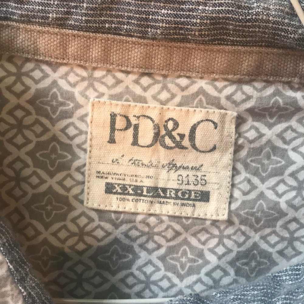 PD&C patterned button down - Picture 2 of 3